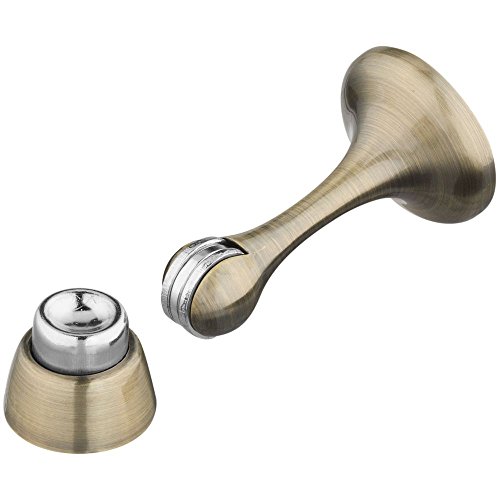 New Deal National Hardware N337-170 V244 Magnetic Rigid Door Stop in Antique Brass