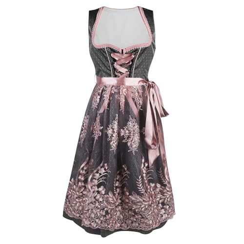 Jefencop Dirndl Damen inkl. Spitzenschürze...