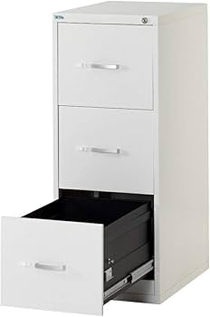 Amazon.co.jp: ファイリングキャビネット スチール 3段 鍵付き