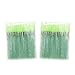 300 Pack Disposable Mascara Wands Eyelash Brushes for Extensions Eye Lash Applicator Makeup Tool Kit, Crystal/Green