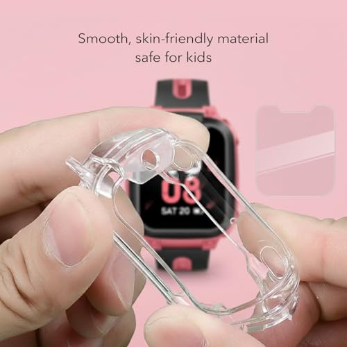 Image of imoo Watch Phone Z1 Case Set, HD Screen Protector and Full Protection Hard TPU Soft Case