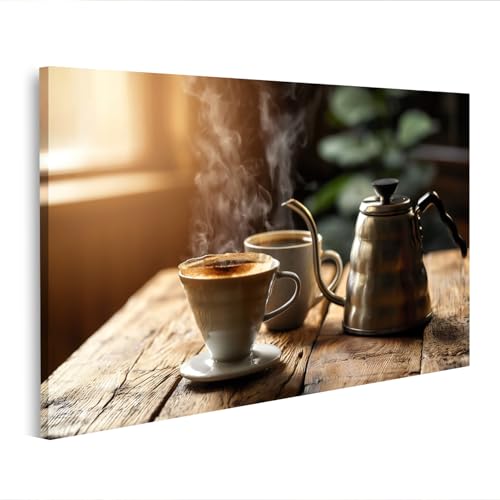 Toile cuisine amateurs de café pour habiller un mur vide