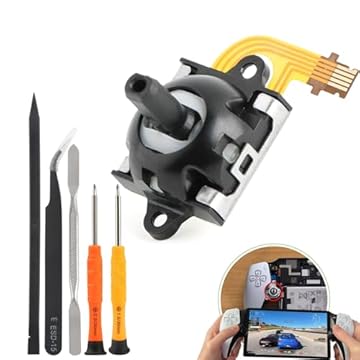 Joystick esquerdo para PS5 Portal/PSVR2 Hall Effect Joysticks de substituição para PlayStation Portal Remote Player/VR2 Controlador 3D analógico módulo stick acessórios com ferramentas de reparo