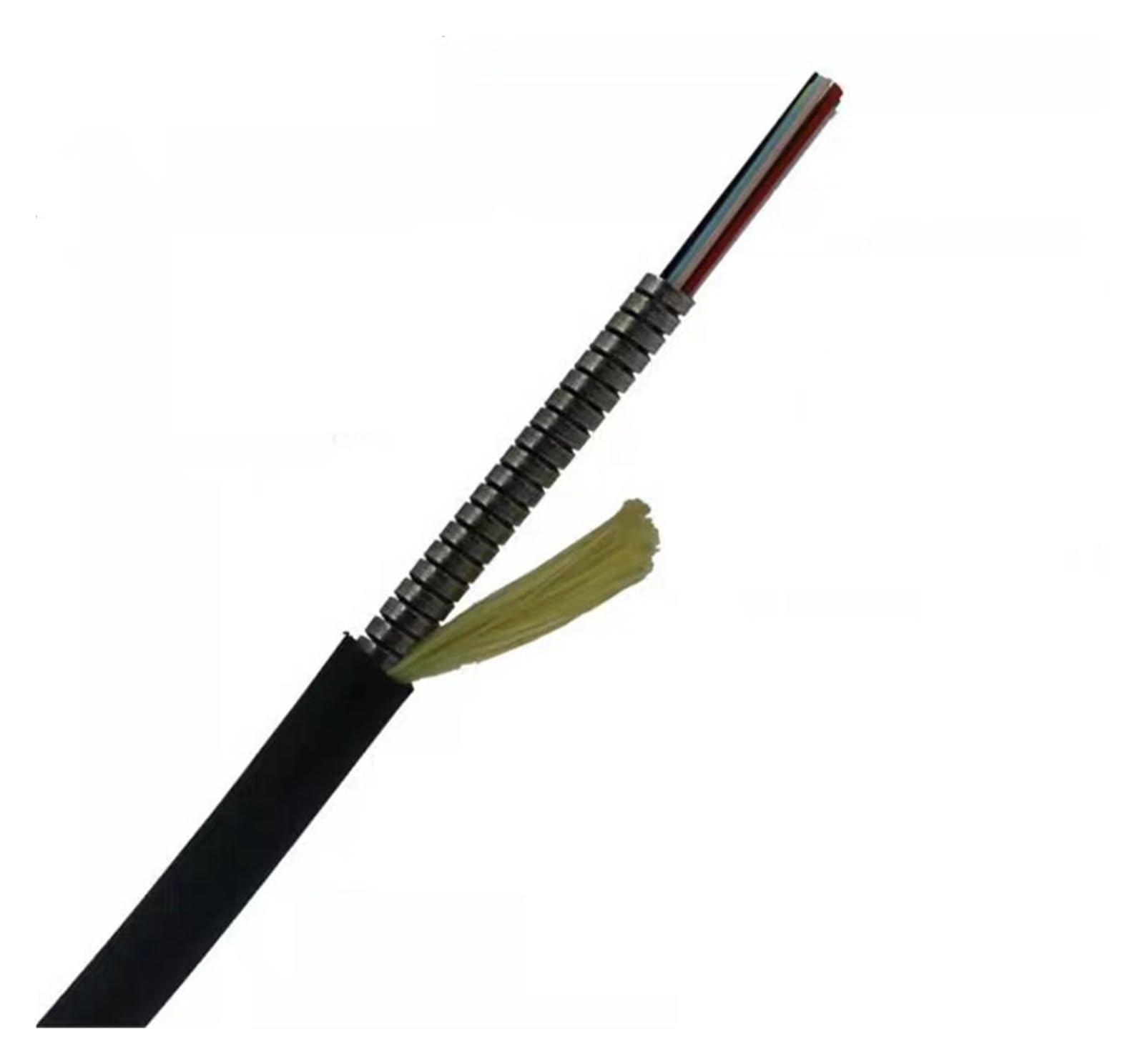 Cordon de raccordement extérieur 50 m 4/6/8 cœurs blindé LC SC FC A SM LSZH TPU DVI connecteur étanche CPRI Jumper prolongateur de Fibre Optique(8 Cores LSZH LC-LC)