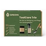 GREOVA ToolCare Trio: Reinigungsset für Mähroboter und Gartengeräte