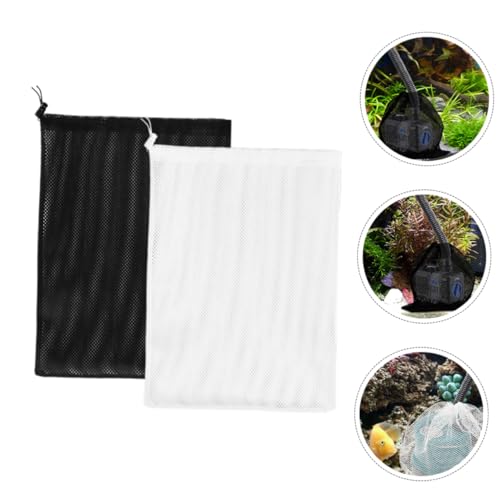 Bolsas de filtro resistentes para bombas de piscina y pecera, pack 2 miniatura 2
