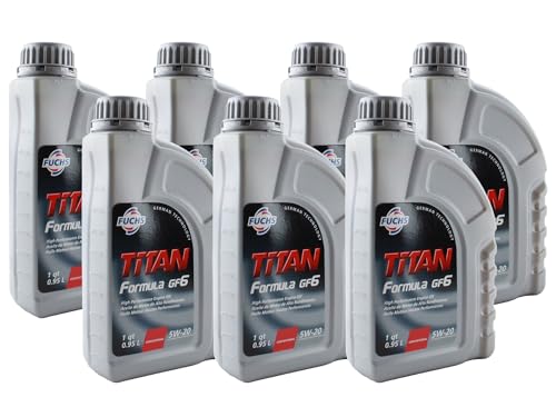 Aceite para motor Fuchs 7x1qt SAE 5W-20
