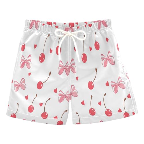 Dussdil Boys' Swim Trunks - Quick-Dry Board Shorts With Drawstring & Pockets For Beach & Pool - View #4