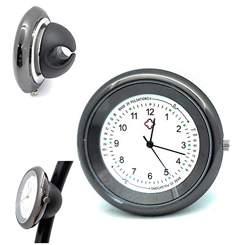 Nurse Stethoscope Watch with with Second Hand - Attaches Directly to Stethoscope for All Medical Professionals
