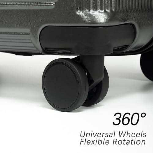 3-Piece Lightweight Luggage Set with TSA Lock, 20/24/28 Inch Expandable Hardshell Spinner Suitcase - 360° Silent Wheels for International Travel4