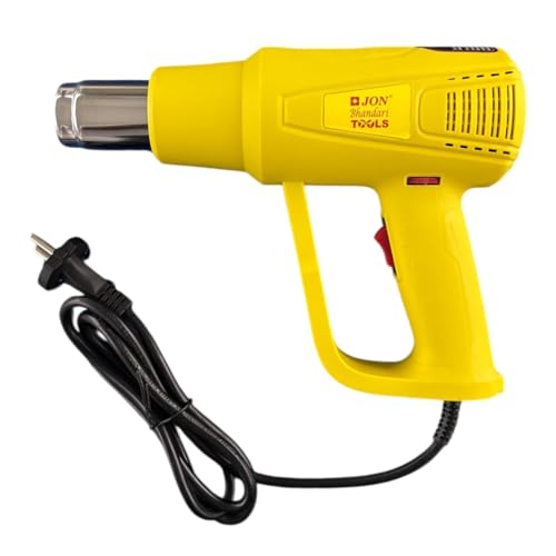 Image of Jon Bhandari Tools Hot Air Gun 2500W | Electronically Controlled Heat Gun | 60C - 600C | Paint & Sticker Removal, Shrink Wrapping, PVC Bending, Plastic Welding & Electronics Repair | Industrial Use