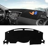 Autorder Dashboard Cover Mat for 2013-2020 Nissan Pathfinder Accessories Dash Cover Upgrade Velvet Dash Mat Sunshade Glare UV Rays Protector