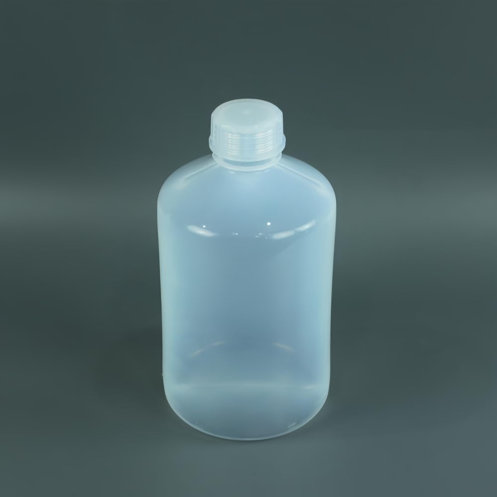 NJbinglab PFA 2000ml Lab Bottle with GL45 Closure, for Storage and Handling of High-purity Reagents