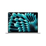 Apple 2024 MacBook Air 15-inch Laptop with M3 chip: 15.3-inch Liquid Retina Display, 8GB Unified Memory, 256GB SSD Storage, Backlit Keyboard, 1080p FaceTime HD Camera, Touch ID; Silver