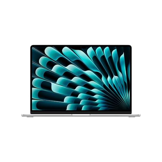 Apple 2024 MacBook Air 15" Portatile con chip M3: display Liquid Retina da 15,3", 16GB di memoria unificata, 256GB di archiviazione SSD, Touch ID, CPU 8-core e GPU 10-core. Argento