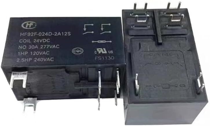 Relay HF92F-024D-2A12S HF92F 024D 2A12S HF92F024D2A12S 24VDC DC24V 24V 30A 6PIN(5PCS)