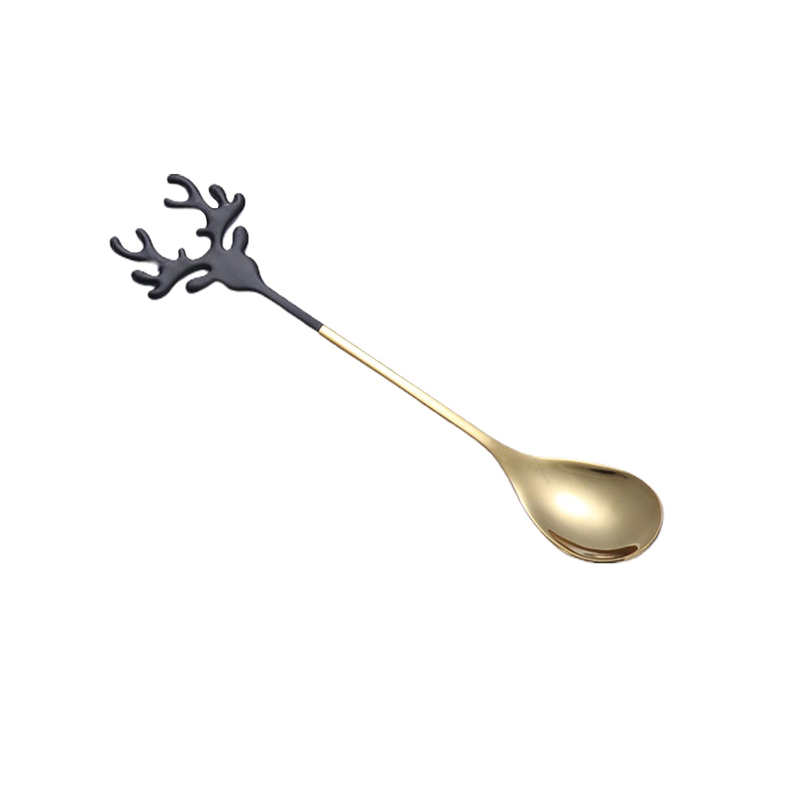 Cucchiaio Kichvoe In Acciaio Inox A Forma Di Zucca - Mescolatore Per Caffè, Dessert E Bevande, Originale Per Feste - 3