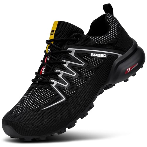 KEFUWU Men's Trail Running Shoes Nonslip Lightweight Hiking...