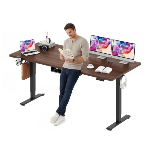 Image of SANODESK 79''x32'' Large Electric Computer Height Adjustable Standing Desk
