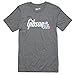 Gibson Floral Logo Tee, Dark Grey XL