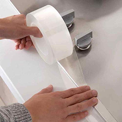 Bapna Transparent Acrylic Waterproof Self-Adhesive Tape for Kitchen Sink Corner Line Sticking Strip 72 mm [3inch] x 50 Meter Length (B083PSBB95) Amazon Price History, Amazon Price Tracker