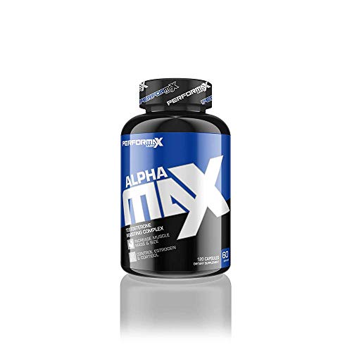 PerforMax Labs AlphaMax™ | Testosterone Boosting Complex | Estrogen & Cortisol Control | Increase Muscle Mass & Size | Increase Libido & Blood Flow| 120 ct – 60 servings