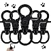 Hund und günstig Kaufen-5 Stück Scherenkarabiner Klein, Karabinerhaken Wirbelkarabiner, Schnapphaken mit Drehgelenk, Hundeleine Karabiner, Robust Bolzen Karabiner, für Hunde Gepäckschnalle Drehbar
