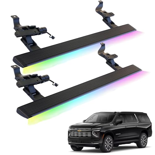 Estribos Eléctricos Retráctiles para Chevrolet Suburban 2021-2026 miniatura 1
