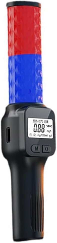 Analisador, bafômetro profissional de medição de alta precisão, dispositivo portátil de teste de álcool Bafômetro sem contato com tela colorida de 1,3 pol. para uso doméstico, em festas e profission