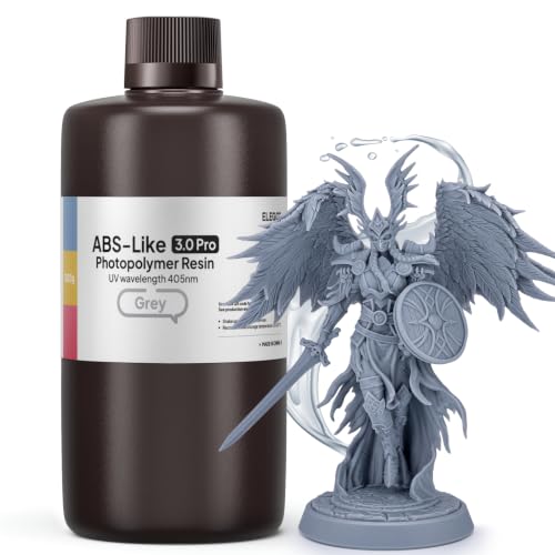 ELEGOO Upgraded ABS Like Resin 3.0 Pro Resin Grey 1000g
