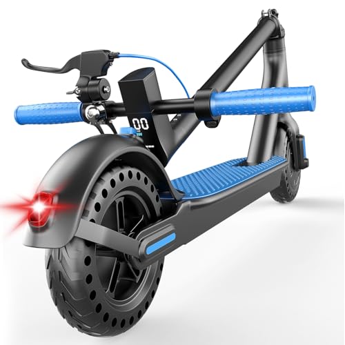 Electric Scooter for Adults, Peak 500W Motor, 19MPH Max Speed, 21 Miles Range, 36V 7.5Ah Battery, 8.5' Solid Tires, App Control, Lightweight, Foldable Electric Scooter for Commuting, UL2272