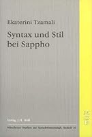 Syntax Und Stil Bei Sappho 3927522236 Book Cover
