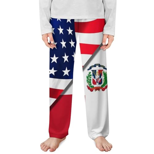 USA And Dominican Republic FlagChildren's Casual Pajamas160CM