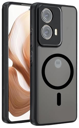 Image of semi Clear Back Cover Case for Motorola Edge 50 Fusion 5G / Moto G96 5G | Shock Proof 360 Protection | Semi Clear Back Cover Case PC+TPU, Translucent Bumper Cover (Motorola Edge 50 Fusion)