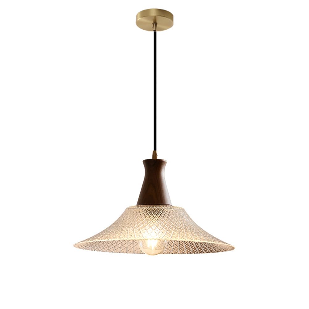 RSZCSMO American Retro LED Bedroom Bedside Chandelier Medieval Pastoral Restaurant Coffee Shop Glass Chandelier is Suitable for Bar Hotel,Lighting Fixture