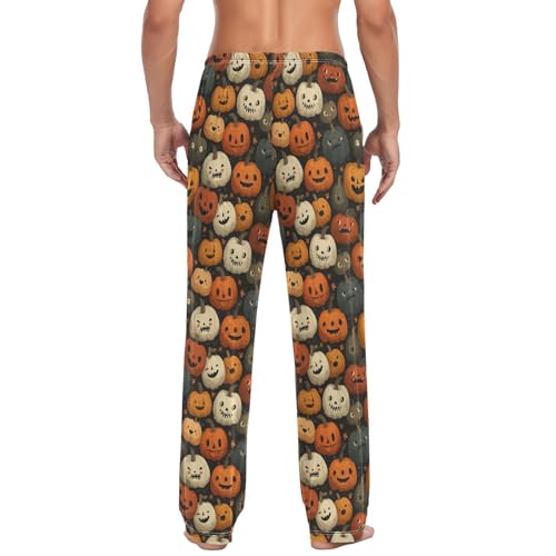 Mens Pajama Bottoms with Pockets Super Soft Wide Leg Sleep Lounge Pants for Men S-2XL2