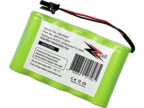 simon xti panel - ZZcell Battery Compatible with GE Interlogix Simon Xti, XTi-5 Alarm Security System 600-XTI-BAT Wireless Control Panel 6V 2200mAh