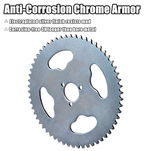 Image of JNDO 58T Rear Sprocket 35 Chain Steel Jackshaft Sprocket for Phatmoto Dirt Pit Bikes Go Karts & ATV