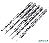 Dental Osteotomes Straight Tip Bone Spreading Adjustable Screws Implant Surgical Instrument Set of 5