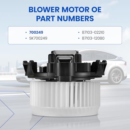 Image of HVAC Blower Motor 700249 Compatible with Toyota Corolla 2009-2019, Prius 2010-2016, Blower for 87103-02210, 87103-12080, SK700249 A /C Blower Motor Assembly for 2012-2017 Prius V