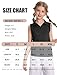 Ullnoy 3 Pack Girls Sleeveless Polo Shirts V-Neck Collared Quick Dry Moisture Wicking Tank Tops for Golf Tennis Sports Gym for Girls Black/Light Blue/Pink XL