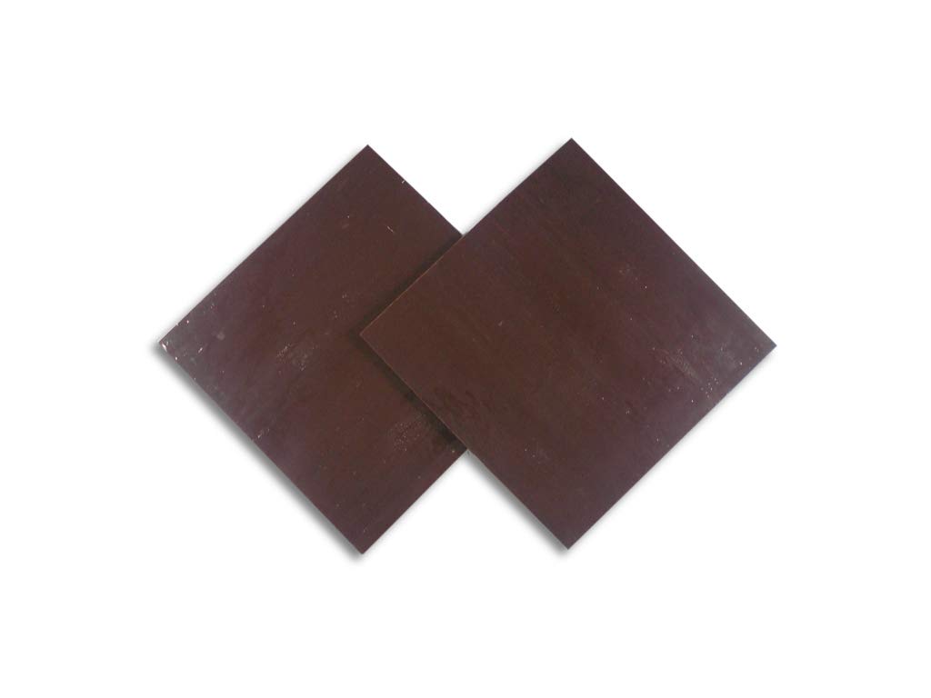 Stained Glass from Sai Mosaic Art, 2 Pc of 4"x4" for Mosaic Work Opaque Maroon