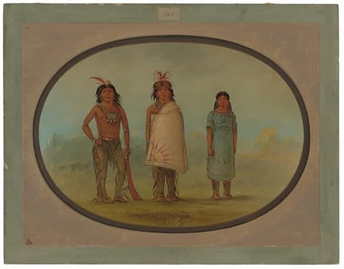 Impresiones de lienzo decorativas de George Catlin de 60x90cm para pared de oficina