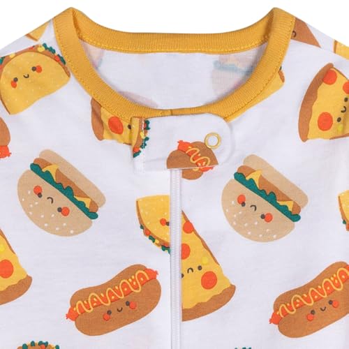 Image of ONESIES Brand Baby Boys Sleepers 4-Pack Footies and Toddler Set