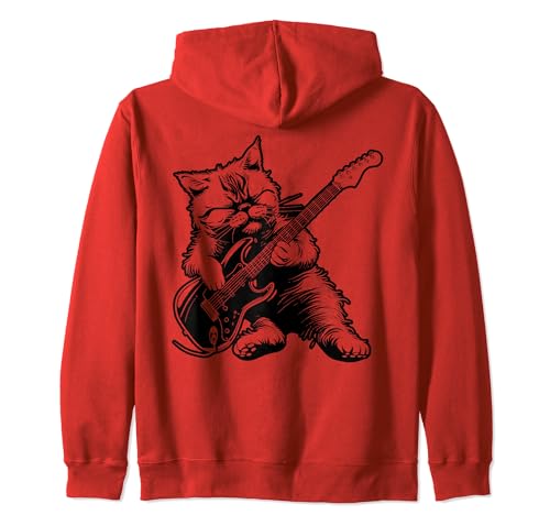 Chitarra Chitarra Cat - Exotic Shorthair Dad Mom Felpa con Cappuccio