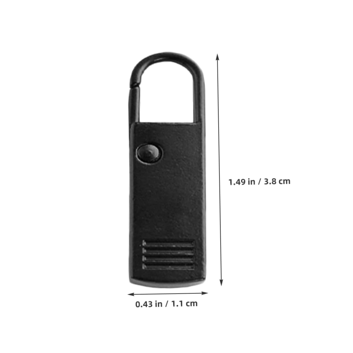Alipis 40 Piezas Tirador de la cremallera zipper tankinis tirador de cremallera de repuesto reemplazo de de chaqueta pestaña de la del abrigo de ropa Metal