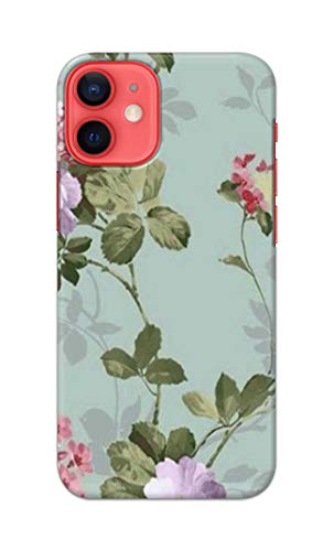 Image of Printed Hard Back Cover Case for Apple iPhone 12 | iPhone 12 Pro Back Cover (Floral Painting) -702