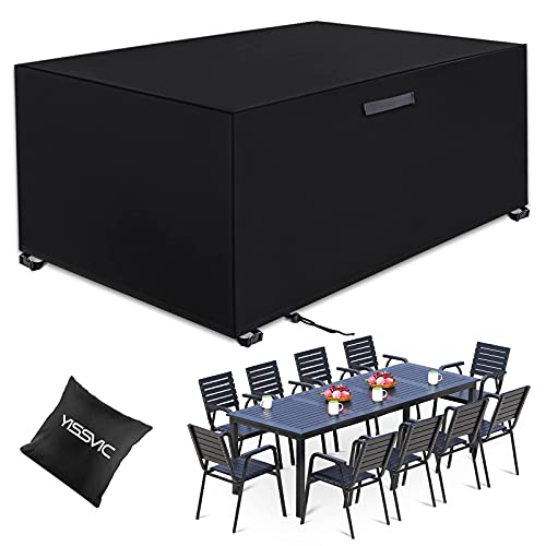 YISSVIC Cubierta de Muebles de Jard�n Fundas de Muebles Impermeable Resistente al Polvo Anti-UV Protecci�n Exterior Muebles de Jard�n 242x162x100cm
