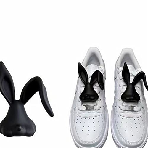 Image of Brooch Pin Lapel Pin Badge rock and roll Rabbit Brooch Plastic Rabbit Pin Sweater Fold ear rabbit Rabbit Hairpin Brooch Black White Rabbit Brooch Pins for Women Girl Scarf Backpacks Adorable Rabbit Gifts