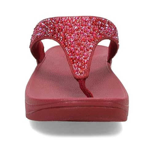 Image of FitFlop Women's LULU Crystal Embellished Toe-Post Sandals
